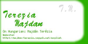 terezia majdan business card