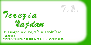 terezia majdan business card